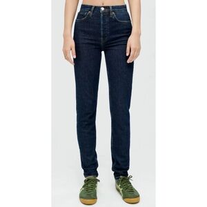 RE/DONE Originals Dark Wash “Straight Skinny” Jeans